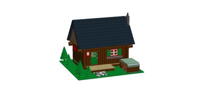 Набор LEGO MOC-66167 Off Grid Log Cabin