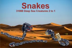 Набор LEGO MOC-66206 Snakes 31088 2 to 1