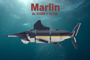Набор LEGO MOC-66451 Marlin 2x 31088 + 31102 3 to 1