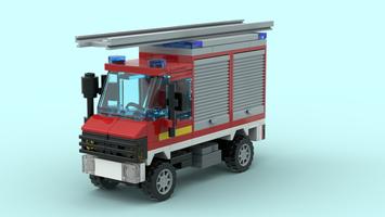 Набор LEGO MOC-66765 Mercedes-Benz Unimog U1300L Fire truck