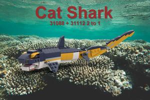 Набор LEGO MOC-67030 Cat Shark 31088 + 31112 2 to 1
