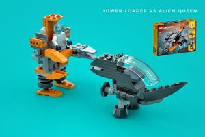 Набор LEGO MOC-67065 Alien queen vs power loader