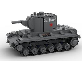 Набор LEGO MOC-67117 KV-2 heavy assault tank