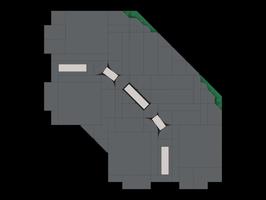 Набор LEGO Modular baseplate bend / curve