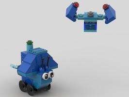 Набор LEGO MOC-67565 Turbo Snail and Police Drone