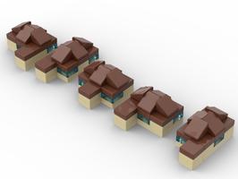 Набор LEGO MOC-67740 Nano housing estate