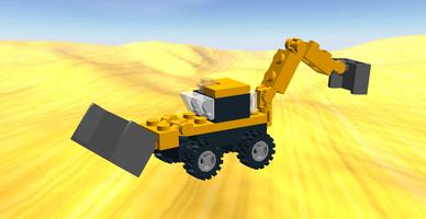 Набор LEGO MOC-67801 Backhoe Loader