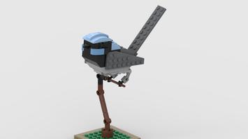 Набор LEGO MOC-67885 Superb Fairy-wren aka "Blue Wren"