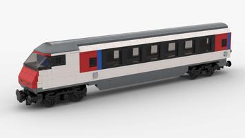 Набор LEGO MOC-68070 Swiss Intercity Control Car