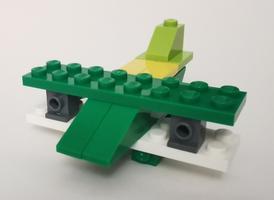 Набор LEGO MOC-68140 Green plane (10696)