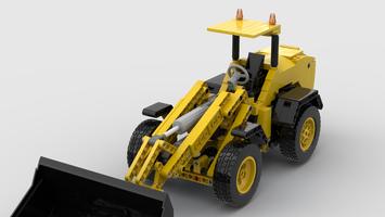 Набор LEGO MOC-68326 AWD Mini wheel loader by Lones powered by buwizz