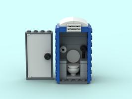 Набор LEGO MOC-68355 Portable toilet