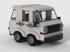 Набор LEGO MOC-68586 VW - T3 - Van Short (Comic)