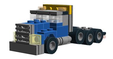 Набор LEGO MOC-68607 Mini US Heavy Haul Truck