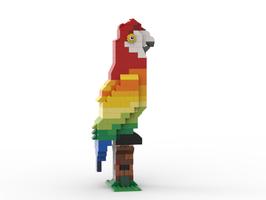 Набор LEGO MOC-68847 10698 Rainbow parrot