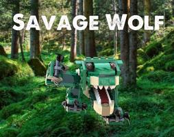 Набор LEGO MOC-69018 Savage Wolf