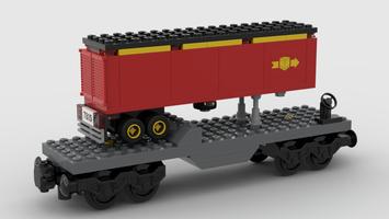 Набор LEGO Flatbed with reefer trailer