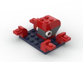 Набор LEGO MOC-70174 10696 Red squid