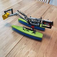 Набор LEGO MOC-70437 Boat Crane with Gearbox