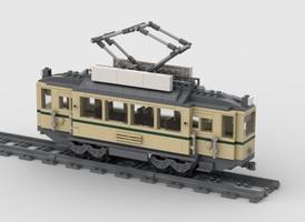 Набор LEGO MOC-71074 German 50s Streetcar/Strassenbahn