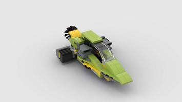 Набор LEGO MOC-71302 Alt build 31092 - Speedboat