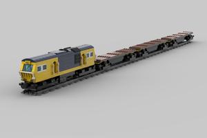 Набор LEGO MOC-71437 BR class 66 train attempt