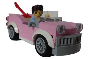 Набор LEGO MOC-71890 4-stud wide American Diner car
