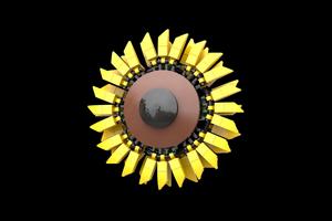 Набор LEGO MOC-72190 a09a  Sunflower - Ultimate Flower Collection