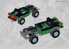Набор LEGO MOC-72419 60288 Hot Rod Racer
