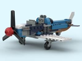 Набор LEGO MOC-72584 Airplane minifig scale MOC 31099