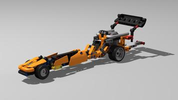 Набор LEGO MOC-72674 42104- Dragster