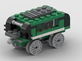 Набор LEGO MOC-72690 Mini Passenger Car - 4837