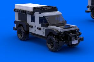 Набор LEGO MOC-72793 jeep farout w/ working base