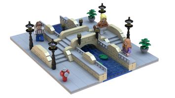 Набор LEGO MOC-72863 A Small Street with a Water Canal