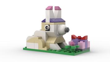 Набор LEGO MOC-72866 10698 Easter bunny