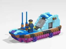 Набор LEGO MOC-73376 10698 Motor Yacht