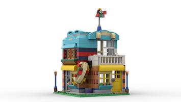 Набор LEGO MOC-73791 10698 Corner Deli