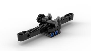 Набор LEGO Axle Gear Rack