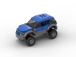 Набор LEGO MOC-74036 4X4 Blue with suspension