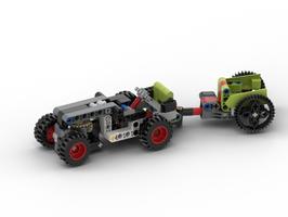 Набор LEGO MOC-74064 42102 Tractored (with Trailer)