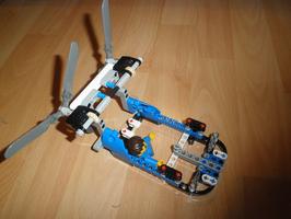 Набор LEGO MOC-74157 Modification of 42020-1 - Twin Rotor Helicopter - Hovercraft