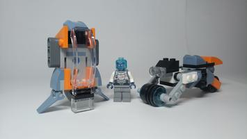 Набор LEGO MOC-74218 Cyber Hover Pod and Cyber Speedster Bike Mod