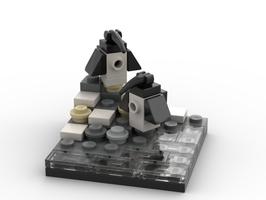 Набор LEGO MOC-74331 Pygoscelis adeliae (Adelie Penguin)