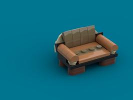 Набор LEGO MOC-74444 Coach/sofa
