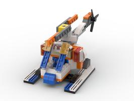 Набор LEGO MOC-74664 60226 Klintslztvud Style Helicopter