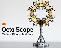 Набор LEGO MOC-74782 Octo Scope | v1.15 | Technic Kinetic Sculpture