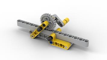 Набор LEGO Liftarm Gear Rack Mechanism