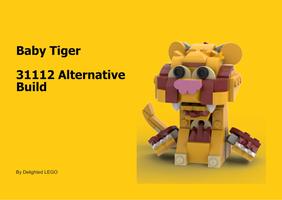 Набор LEGO MOC-74995 31112 - Baby Tiger