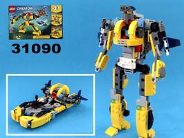 Набор LEGO Transformer Speedboat aka BumbleSea v4  from set 31090
