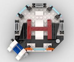 Набор LEGO MOC-75334 31091 Helipad for Dolphin